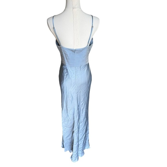 Shona Joy - NWT Shona Joy Angelica Keyhole Lace Midi Dress In Powder Blue Sz 6 - Picture 5 of 10